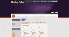 Desktop Screenshot of directoryfollow.com